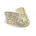 Handmade Cuff Bracelet 925 Sterling Silver India Hand Engraved Animal Elephant C